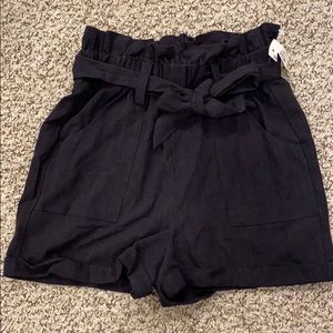 Black Paperbag Aeropostale Shorts (XS)